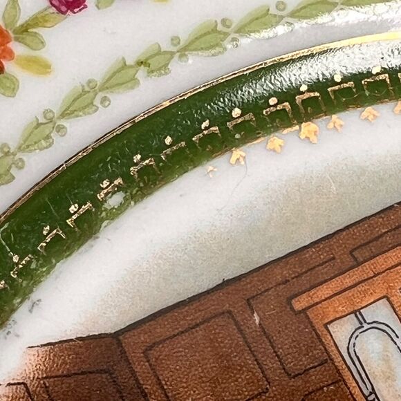 Vintage Imperial Crown Porcelain Plate China Austria The Rivals by Victor Venner - Picture 7 of 8